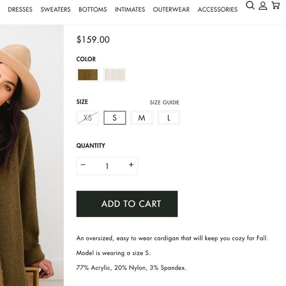 GENTLE FAWN Britton Cardigan Size S EUC - Picture 14 of 14